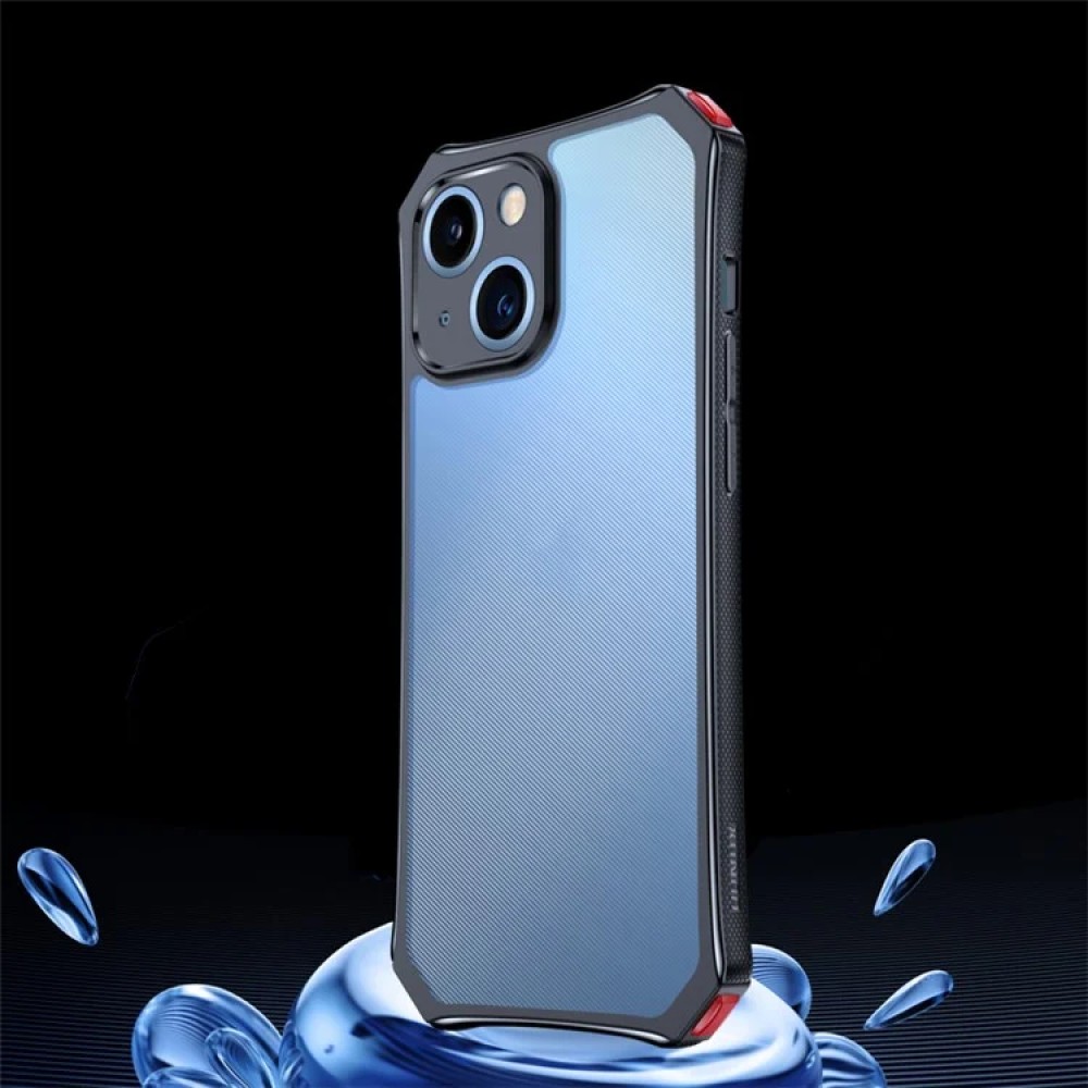 For iPhone 14 Acrylic+TPU Back Case Four Corners Airbag Shockproof Protective