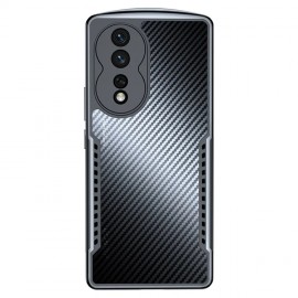 For Honor 80 Pro 5G Slim TPU Protective Phone Case Carbon Fiber Texture