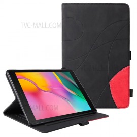 Leather Series-1 Dual-Color Splicing PU Leather Tablet Stand Case Cover