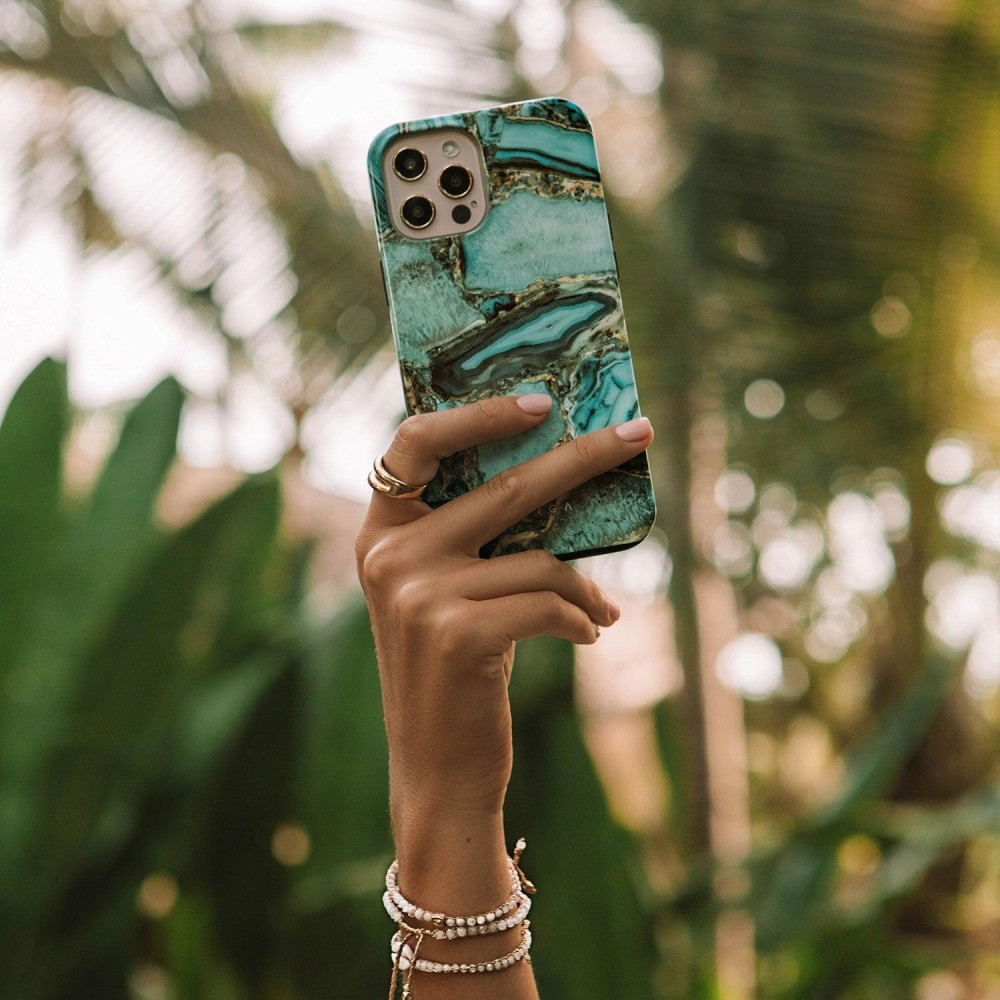 Ubud Jungle - Turquoise iPhone 15 Case