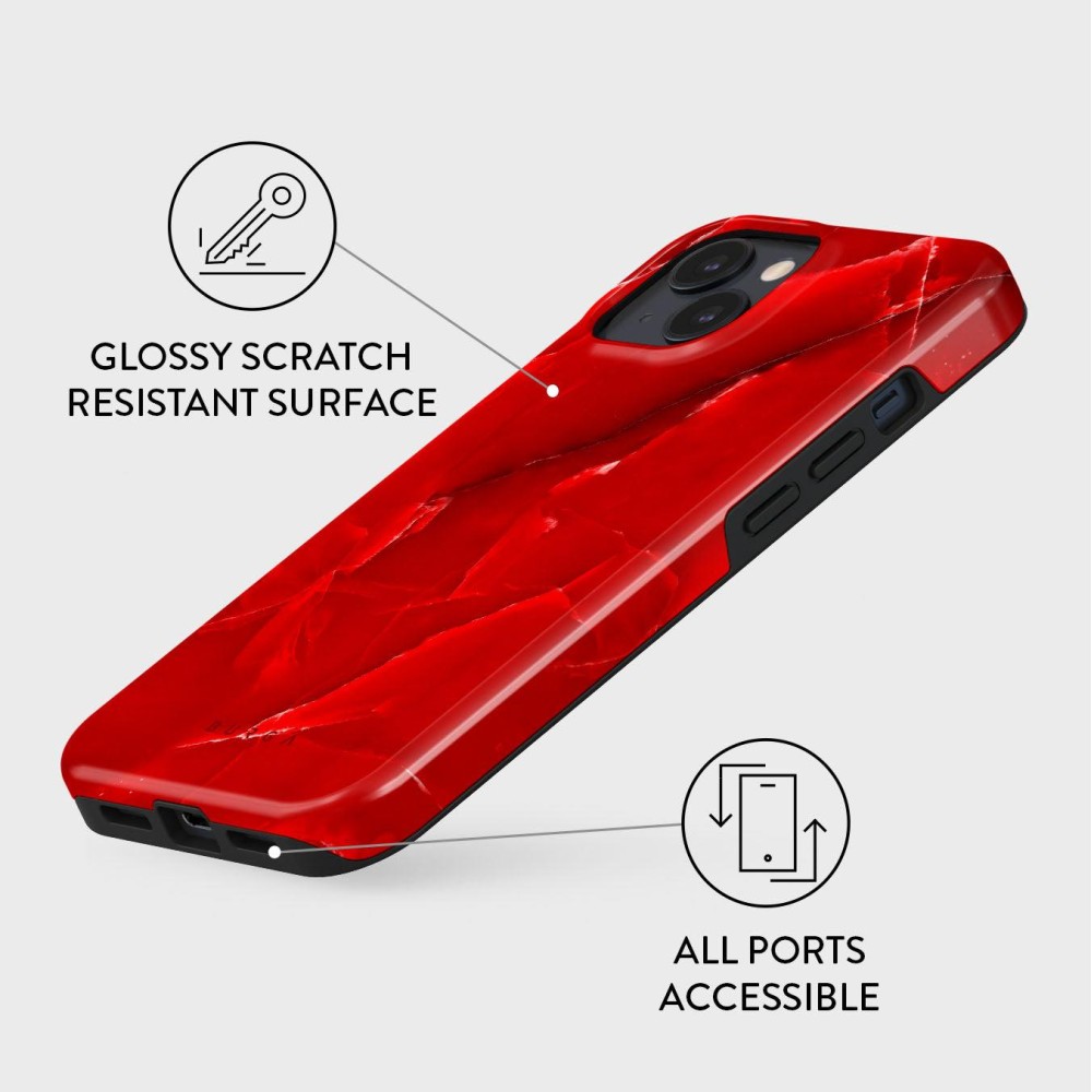 Wild Blaze - Red iPhone 15 Case
