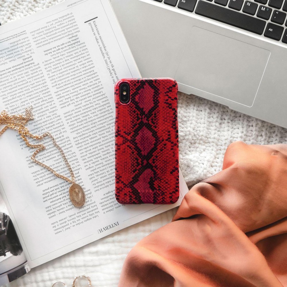 Wild Pomegranate - Red Snake iPhone 15 Case